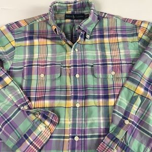 Polo Ralph Lauren Plaid Button Down Shirt S